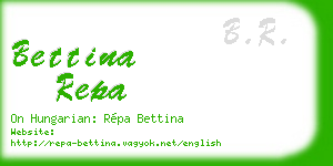 bettina repa business card